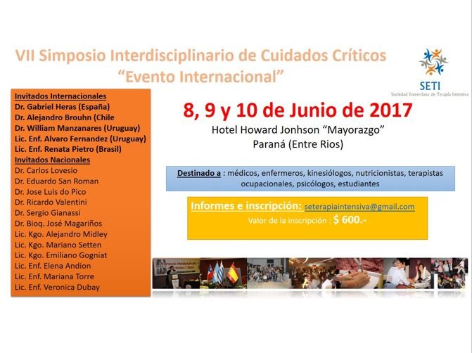 IV Simposio Internacional de Cuidados Crticos 